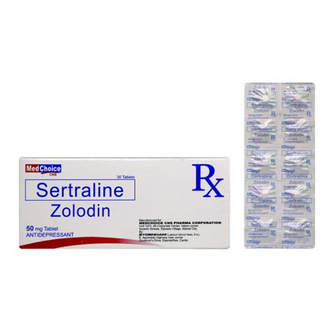 Zolodin Sertraline Tablet Medchoice Pharma