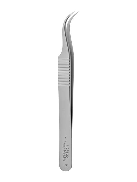 Dumont 7 Fine Forceps Biology Tips Curved Inox 115 Cm Animalab