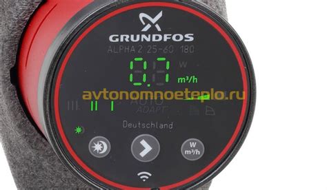 Особенности циркуляционных насосов Grundfos UPS 25 60 и Alpha2 25 60