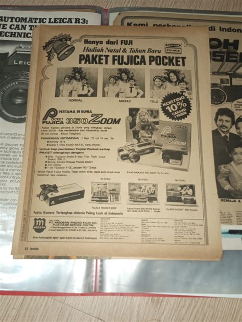 Iklan Cetak Jadul Fujica Pocket Antik Pajangan Di Carousell