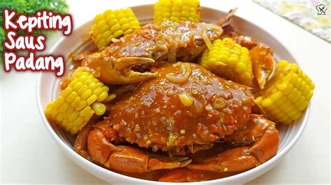 RESEP KEPITING SAUS PADANG ALA RESTORAN SEAFOOD TERENAK PEDAS GURIH