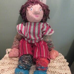 Vintage Paper Mache Doll Yoyo Character Doll 50s Clown Etsy