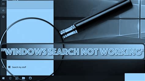 How To Fix Windows Search Not Working Or Start Menu Not Working On