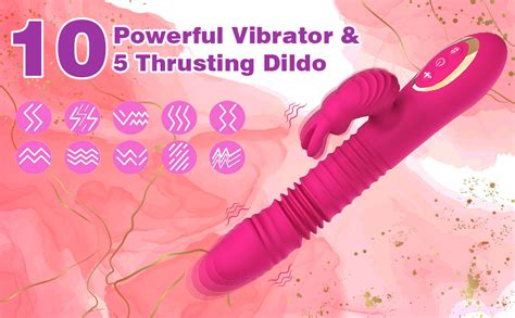 Thrusting Vibrator Dildo For Women G Spot Rabbit Vibrator