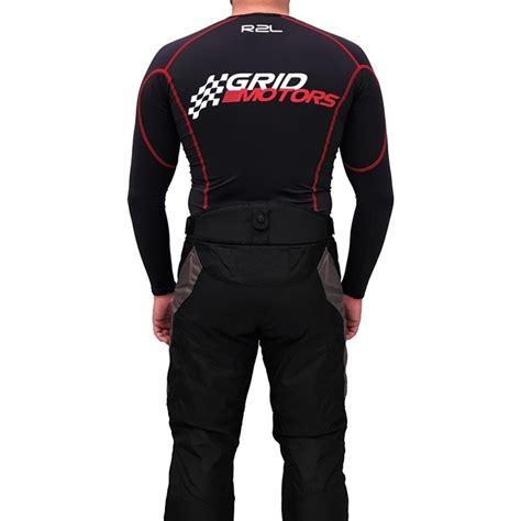 Blusa Segunda Pele Tech Speed Grid Motors Preta