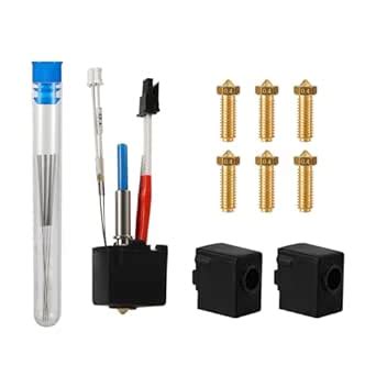 Amazon Printing Hot End Kit With Heater Cover And Stainless Steel Hotend Hardened Nozzle