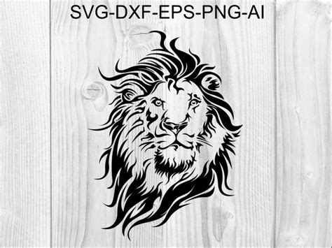 Lion Svg 2 Lion Cut Files For Silhouette Files For Cricut Etsy