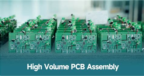 High Volume Pcb Assembly Pcb And Assembly Pcbandassembly