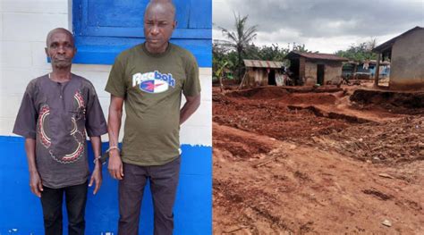 Galamsey Fight SEFWI ELUBO CHIEF AND HIS BROTHER ARRESTED WITH ILLEGAL