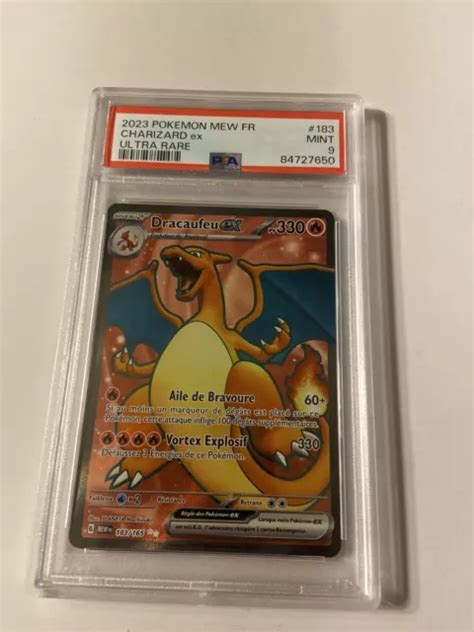 Carte PokÉmon Dracaufeu Ex Full Art 183165 Ecarlate Et Violet 151 Neuve Eur 260 Picclick It