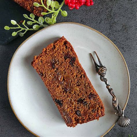 Eggless Christmas Fruit Cake No Alcohol Cooking Carnival