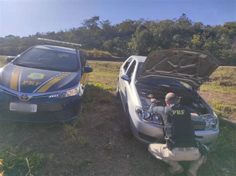 PRF recupera veículo furtado e identifica clonagem Polícia Rodoviária