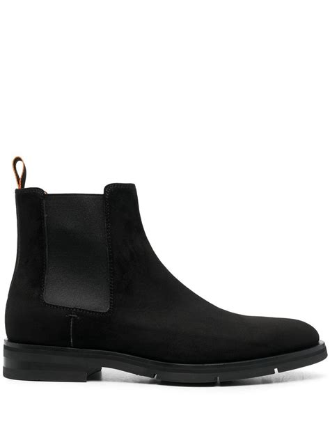 Santoni Faha Suede Chelsea Boots Farfetch