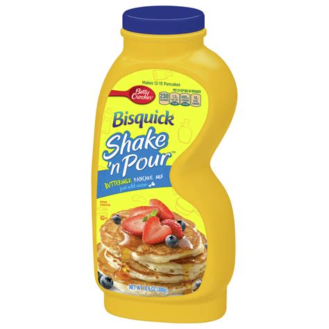 Betty Crocker Bisquick Pancake Mix Buttermilk Shake N Pour Front Right Elevated