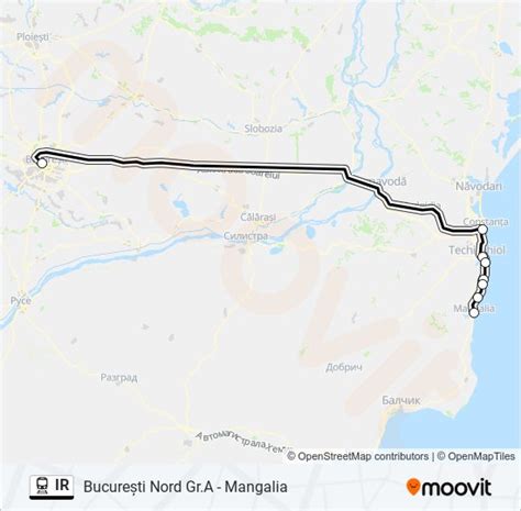 ir Route Schedules Stops Maps Bucureşti Nord Gr AMangalia Updated