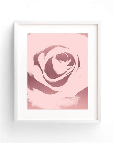 Blush Pink Flower Print Roses Print Blush Botanical Print Abstract