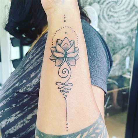 Lotus Flower With Infinity Symbol Tattoo Best Flower Site