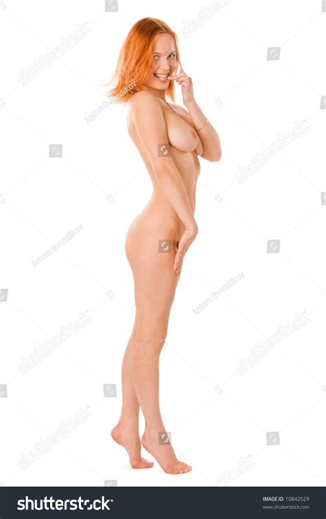 Sexy Naked Redhead Woman Studio On Stock Photo 10842529 Shutterstock