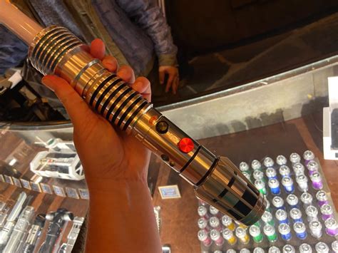 Select Lightsaber Hilts Off At Star Wars Galaxy S Edge In