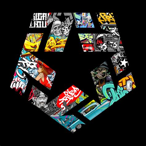 Pattern T Star Mens T Shirt Tribal Streetwear