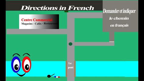 Directions In French Demander Et Indiquer Le Chemin YouTube