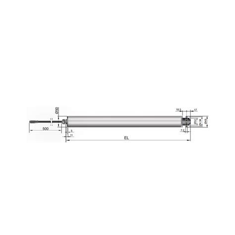 Single Sprocket Motorized Roller Drum Roller Linear Motor