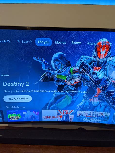 Google Tv Begins Prominently Advertising Stadia Games On Your Home Screen