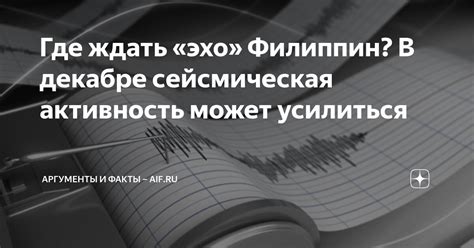 Где ждать «эхо» Филиппин? В декабре сейсмическая активность может ...