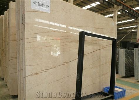 Sofitel Gold Marble Gold Vein Polished Tile Slab From China