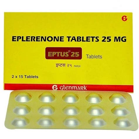 Eplerenone Eptus 25 Mg Tablet At Rs 530 Stripe In Nagpur ID