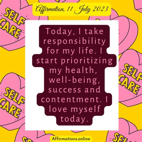 Affirmation 14 July 2023 Affirmations Online