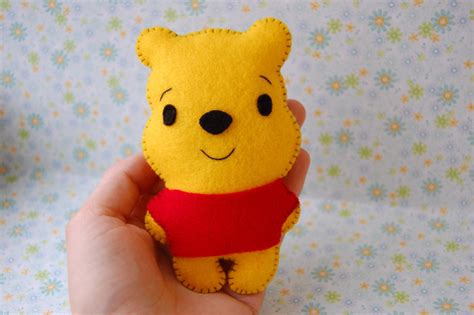 Winnie The Pooh Felt Plushie Or Keychain Bag Decor