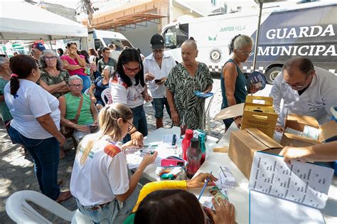 Caravana Da Sa De E Cidadania Leva Servi Os Para O Bairro Vassoural Em