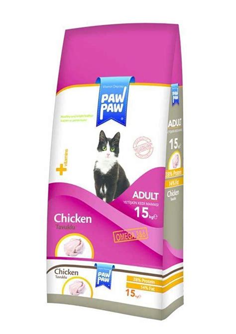 Paw Paw Chicken Tavuk Etli Yeti Kin Kedi Mamas Kg Fiyatlar Ve