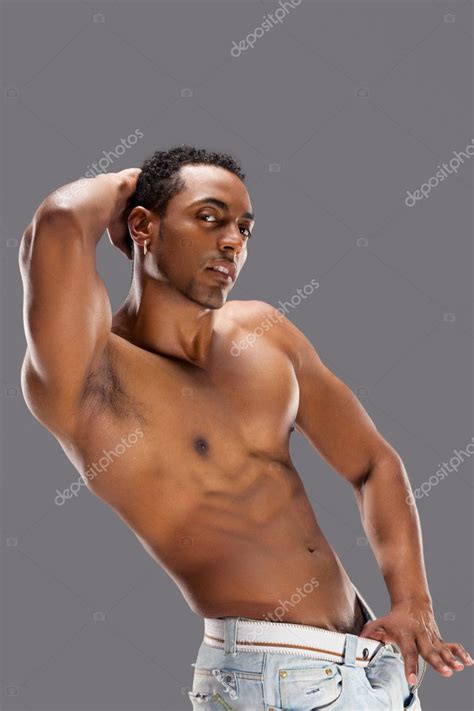 Portrait Of A Naked Muscular Man Stock Photo IgorBorodin 5399149