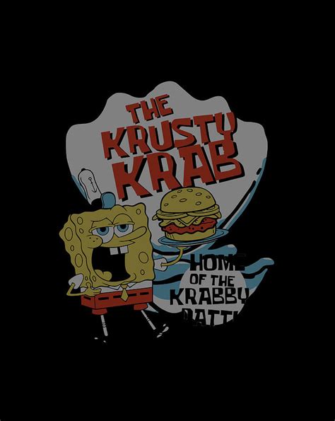 Krusty Krab Home Of The Krabby Patty Digital Art By Naomi Carter