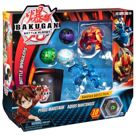 Bakugan Harci Csomag Pyrus Maxotaur Aquos Mantonoid Emag Hu