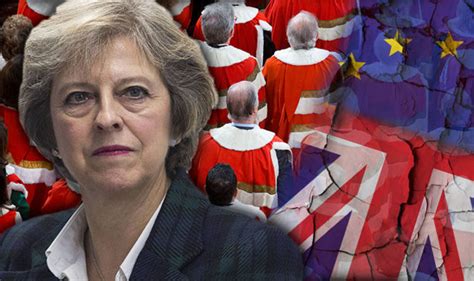 Brexit Ahead Of Supreme Court Appeal Theresa May Gives Warning To House Of Lords Uk News