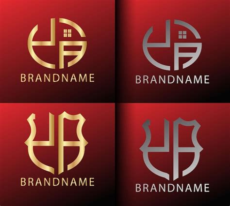 Premium Vector Modern Monogram Initial Letter Ya Logo Design Template