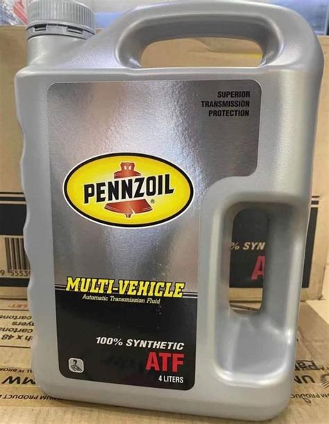 Pennzoil Multivehicle Atf 100 Synthetic 4 Liter Lazada