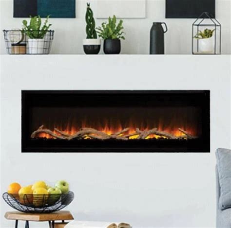 Superior 60 Contemporary Linear Electric Fireplace Mpe 60d Flame Authority