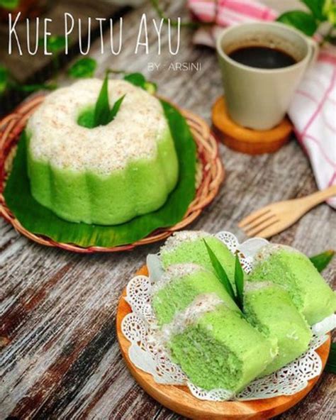 Resep Kue Putu Ayu Lembut Mengembang Tanpa Mixer Super Praktis