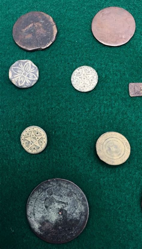 Spanish Colonial Era Coins And Buttons