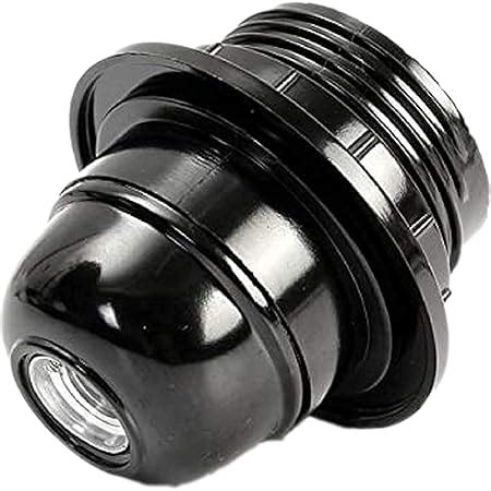 Edison Screw E27 Lampholder Light Bulb Holder In Black Bakelite