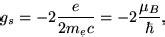 Gyromagnetic Ratio -- from Eric Weisstein's World of Physics