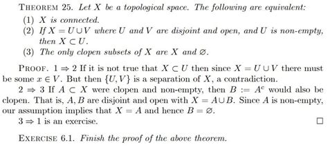 Solved Theorem 25 Let X Be A Topological Space The