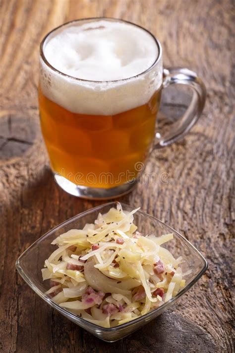 Bavarian Cabbage Salad Stock Photo Image Of Leaf Bright 247068066