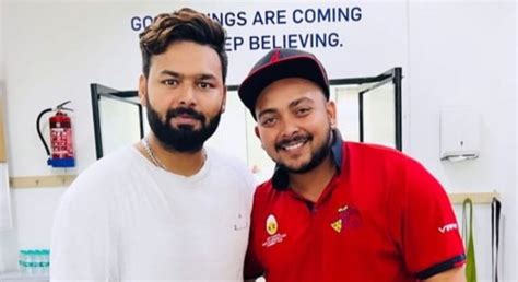 Picture Prithvi Shaw Reunites With Dc Captain Rishabh Pant At Nca