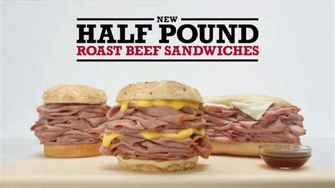 Arby's Half Pound Roast Beef Sandwiches TV Commercial, 'Just Eat Half ...