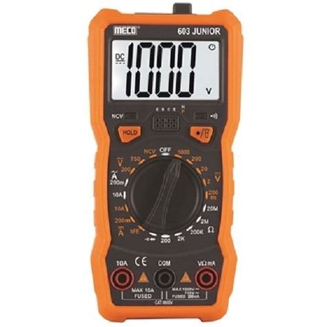 Meco Digits Counts Manual Ranging Digital Multimeter